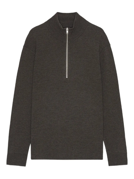  Nn07 High-neck Zip Sweatshirt - Brown 