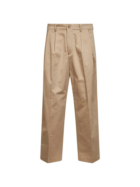  Nn07 Justin Pleated Trousers - Neutrals 
