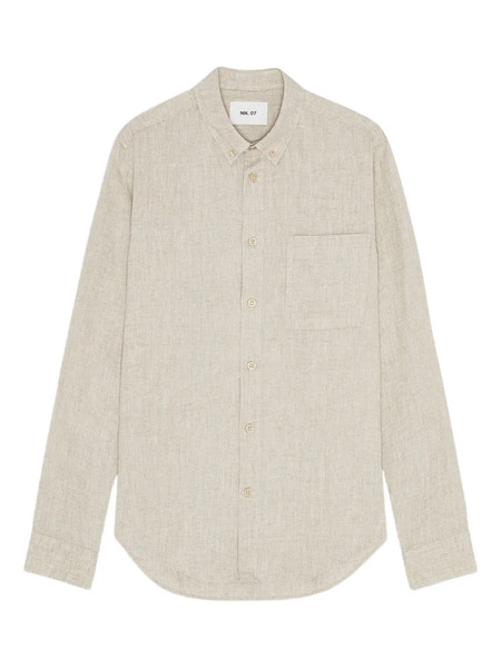  Nn07 Linen Shirt - Neutrals 