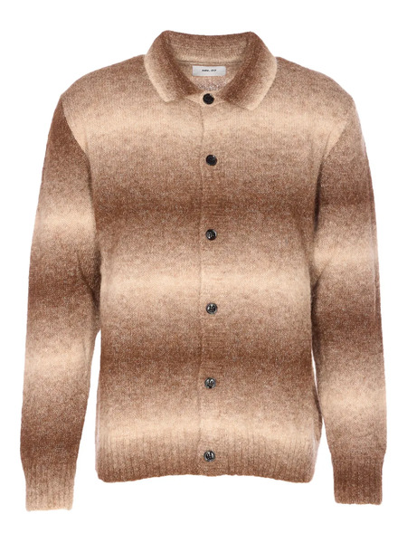  Nn07 Ombré-stripe Cardigan - Brown 