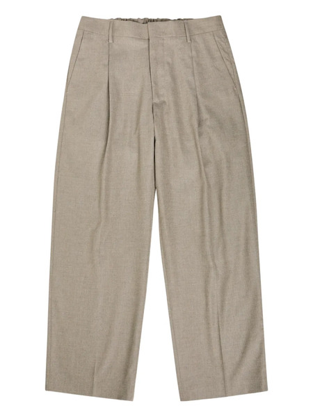  Nn07 Pleated Straight-leg Trousers - Neutrals 