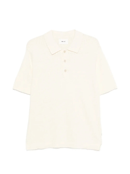  Nn07 Randy Textured Polo Shirt - Neutrals 