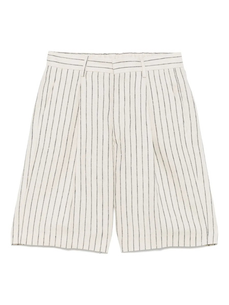  Nn07 Striped Shorts - Neutrals 