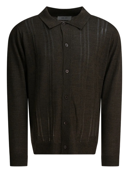  Nn07 Thor Knitted Shirt - Brown 