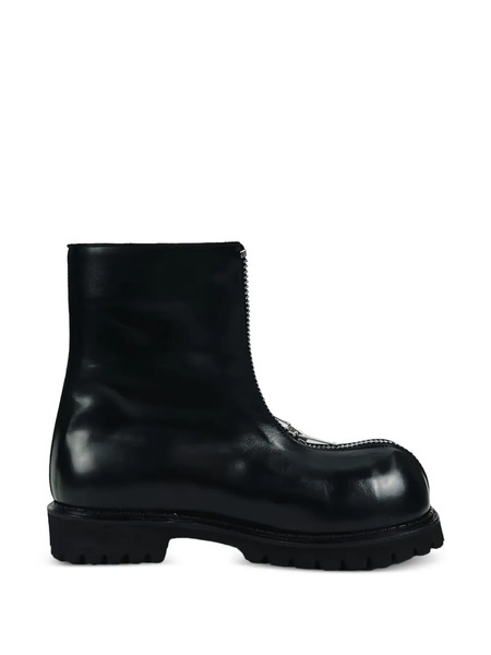  No Idea Zip Detail Boots - Black 