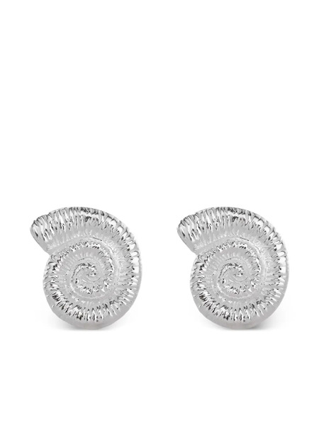  No More Sea Snail Earrings - Silver 