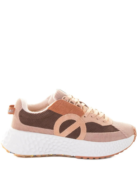  No Name Corduroy-panel Sneakers - Brown 