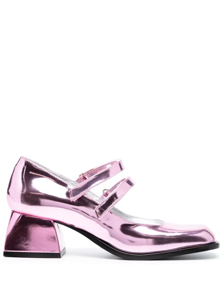  Nodaleto Bacara 75mm Metallic Pumps - Purple 
