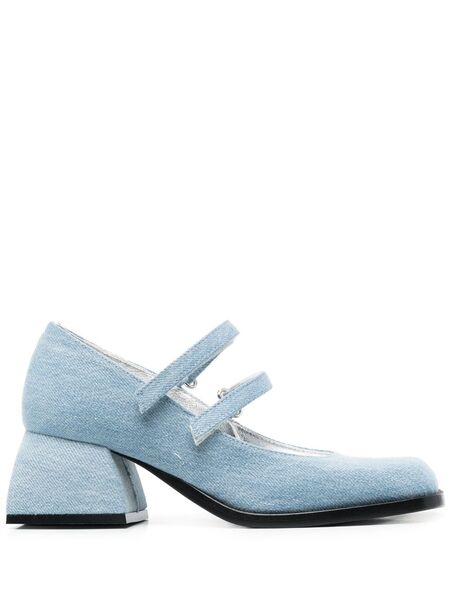  Nodaleto Bulla Denim 50mm Pumps - Blue 