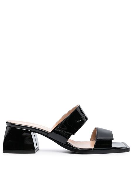  Nodaleto Bulla Double-strap 45mm Sandals - Black 