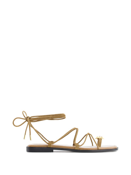  Nodaleto Bulla Isla Applique Lace Up Sandals - Neutrals 