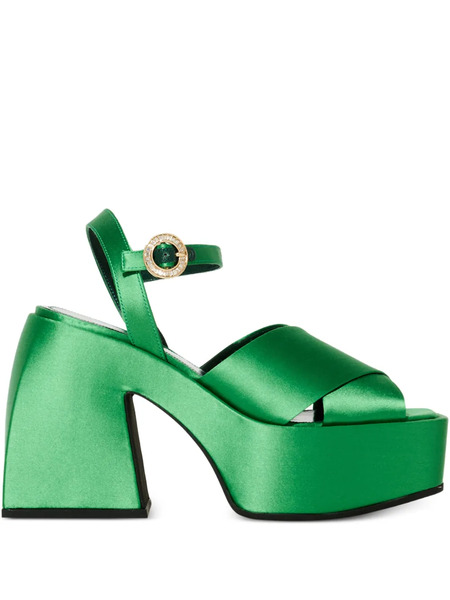  Nodaleto Bulla Joni Buckle-strap Heeled Sandals - Green 