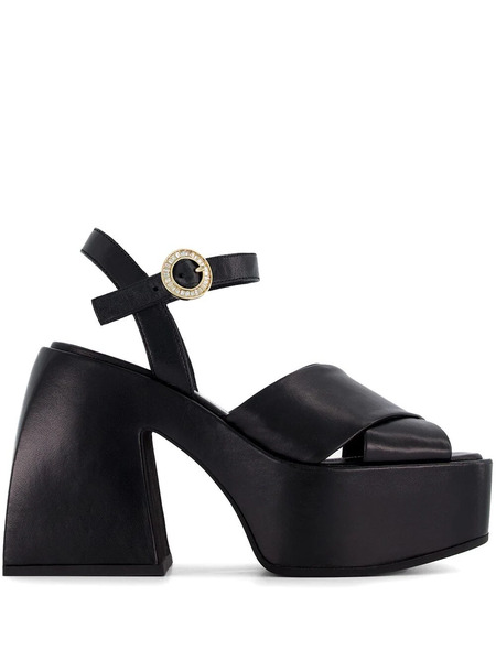  Nodaleto Bulla Joni Platform Sandals - Black 