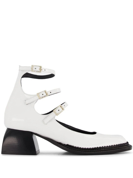  Nodaleto Bulla London Patent Leather Pumps - White 
