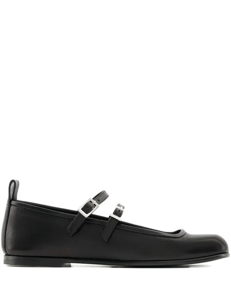  Nodaleto Bulla Rina Square-toe Ballet Flats - Black 