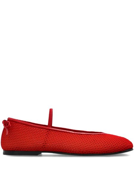  Nodaleto Leather Ballerina Shoes - Red 