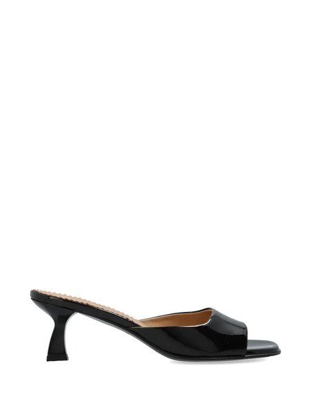  Nodaleto Square Toe Mules - Black 