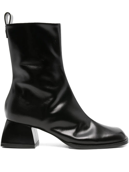  Nodaleto Zip-detail Boots - Black 
