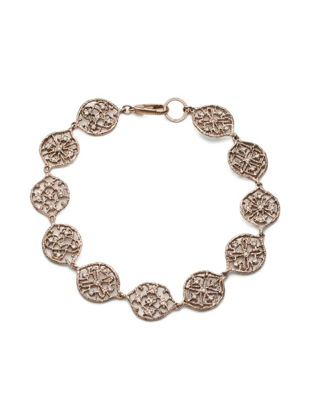  Noguchi 14k White Gold Volutes Diamond Bracelet 