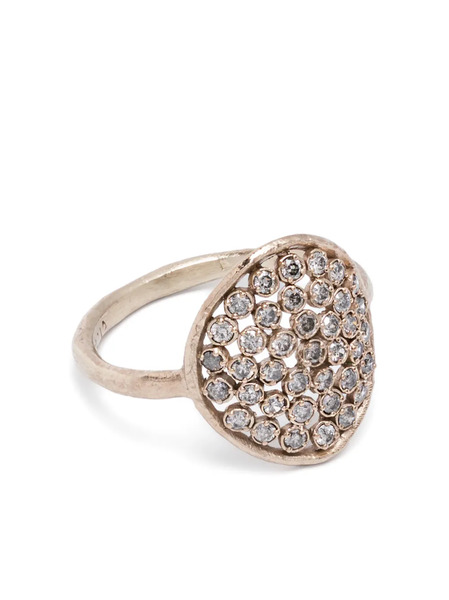  Noguchi 14kt Yellow Gold Tsubu Diamond Ring 