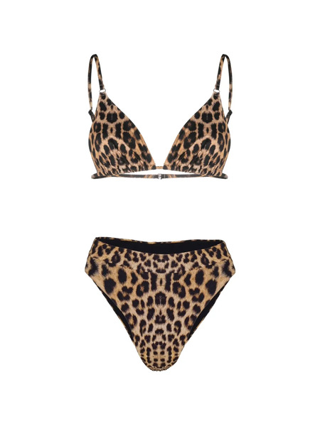 Noire Swimwear Leopard Bikini - Neutrals 
