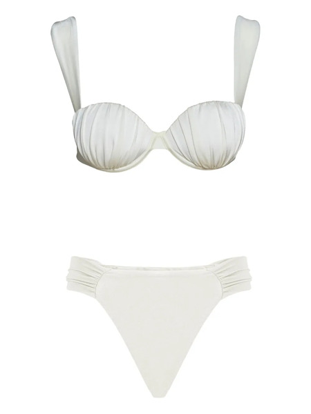  Noire Swimwear Ruched Balconette Bikini - Neutrals 