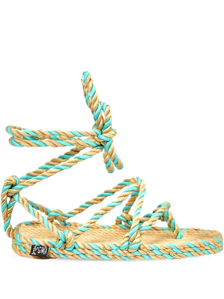  Nomadic State Of Mind Rope-tie Sandals - Neutrals 