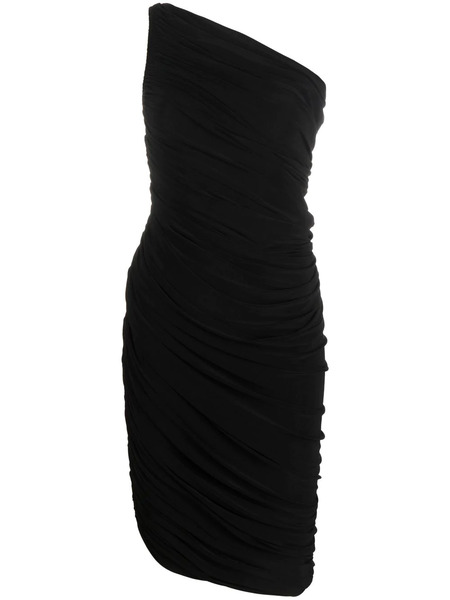  Norma Kamali Diana One-shoulder Dress - Black 