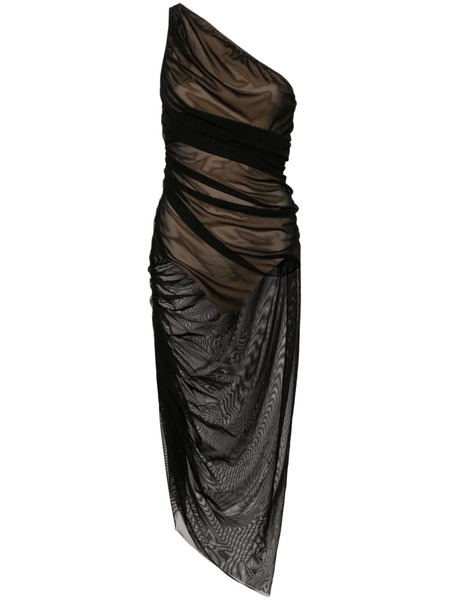  Norma Kamali Diana One-shoulder Gown - Black 