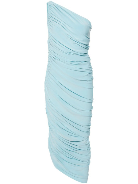  Norma Kamali Diana One-shoulder Gown - Blue 