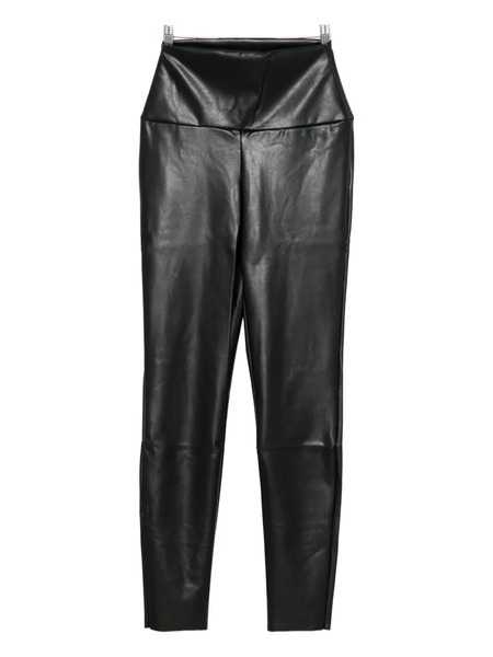  Norma Kamali Faux-leather Leggings - Black 