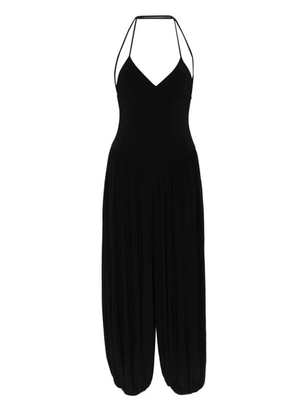  Norma Kamali Kenny Halterneck Jumpsuit - Black 