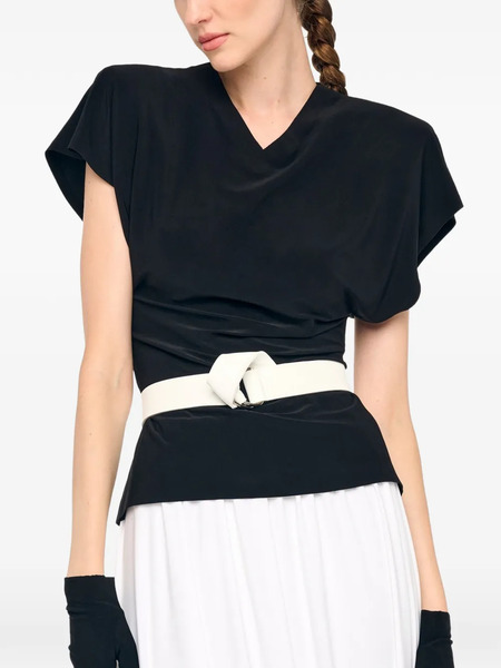  Norma Kamali Knot Belt - White 