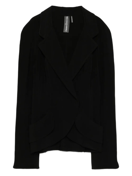  Norma Kamali Lapels Draped Jacket - Black 