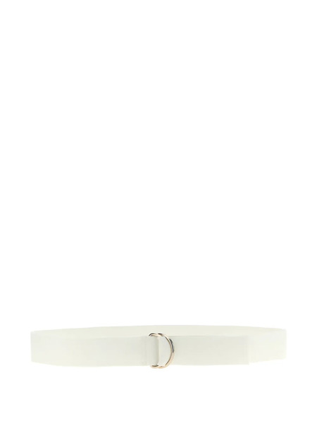 Norma Kamali Mid Belt - White 