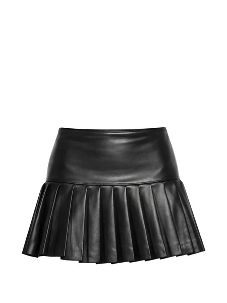  Norma Kamali Pleated-design Mini Skirt - Black 