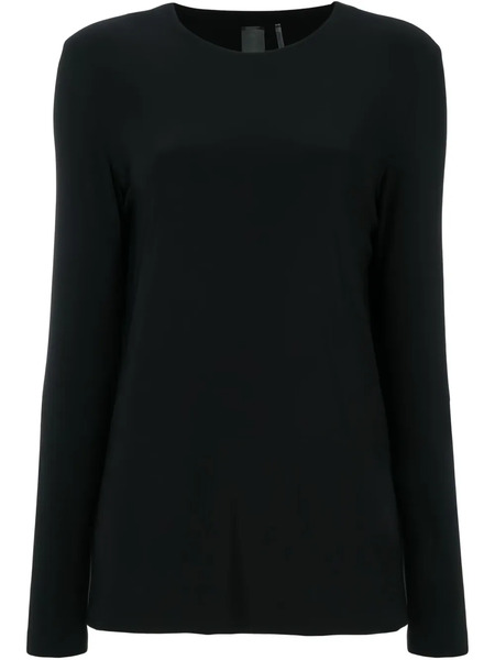  Norma Kamali Round Neck Sweater - Black 