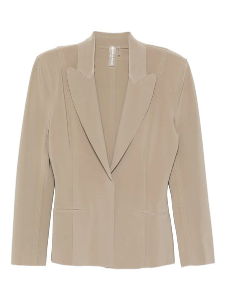  Norma Kamali Single-breasted Notched-lapel Jacket - Neutrals 