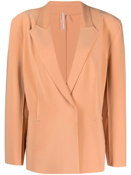 Norma Kamali Single-breasted Straight-fit Blazer - Orange 