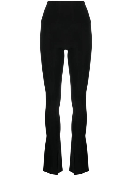  Norma Kamali Spat High-waisted Flared Leggings - Black 