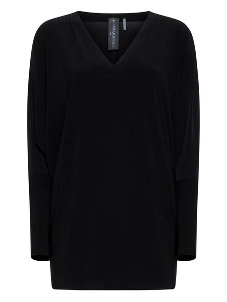  Norma Kamali V-neck Sweater - Black 