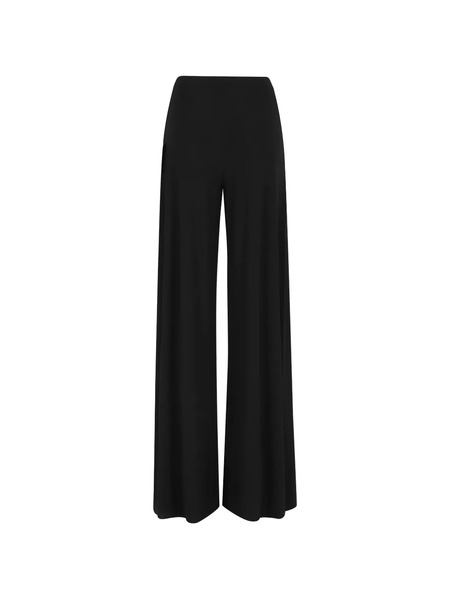  Norma Kamali Wide Leg Trousers - Black 