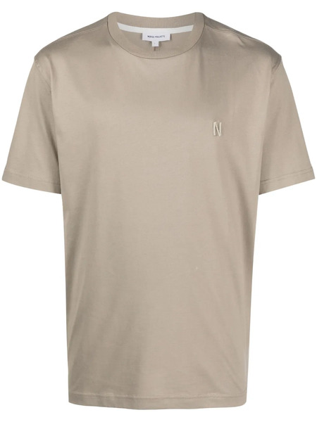  Norse Projects Johannes Logo-embroidered T-shirt - Neutrals 