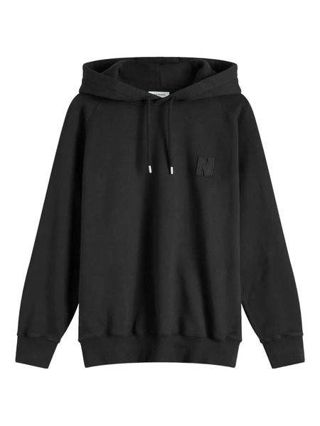  Norse Projects Logo-patch Hoodie - Black 