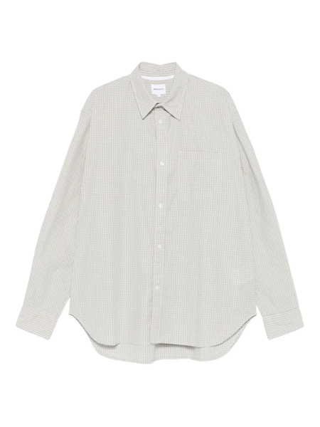  Norse Projects Ole Pocket Checked Shirt - Neutrals 