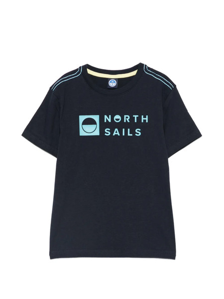  North Sails Kids Logo-print T-shirt - Black 