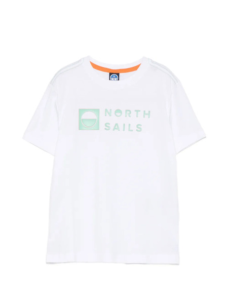  North Sails Kids Logo T-shirt - White 