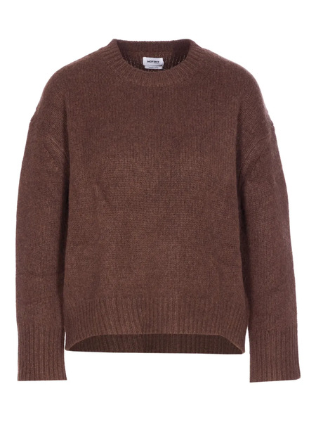  Not Shy Crew-neck Cashmere Sweater - Brown 