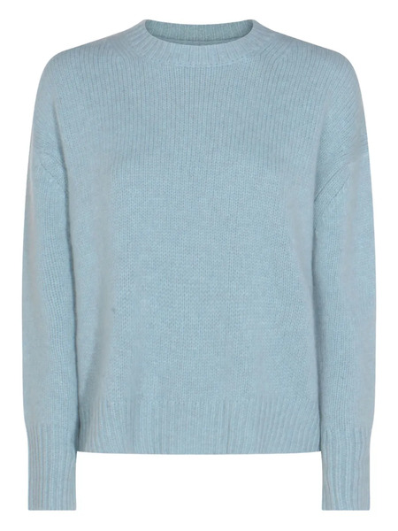 Not Shy Ribbed-knit Sweater - Blue 