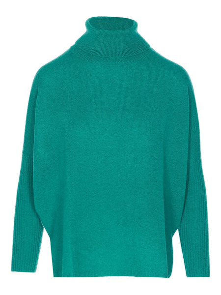  Not Shy Roll-neck Cashmere Sweater - Green 